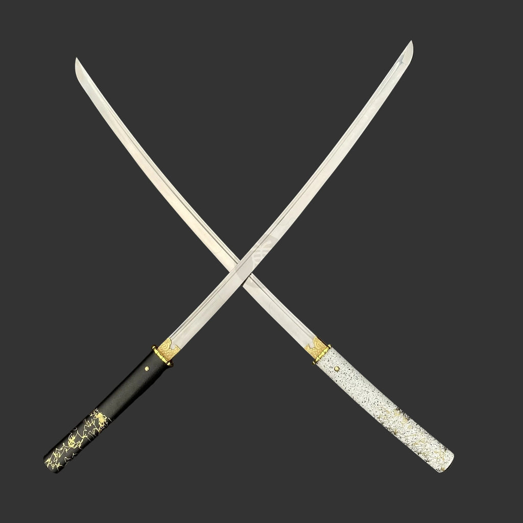 GOY Ytsu Katana Carbon Steel Forged Gilded Dawn Gilded Night Samurai Sword
