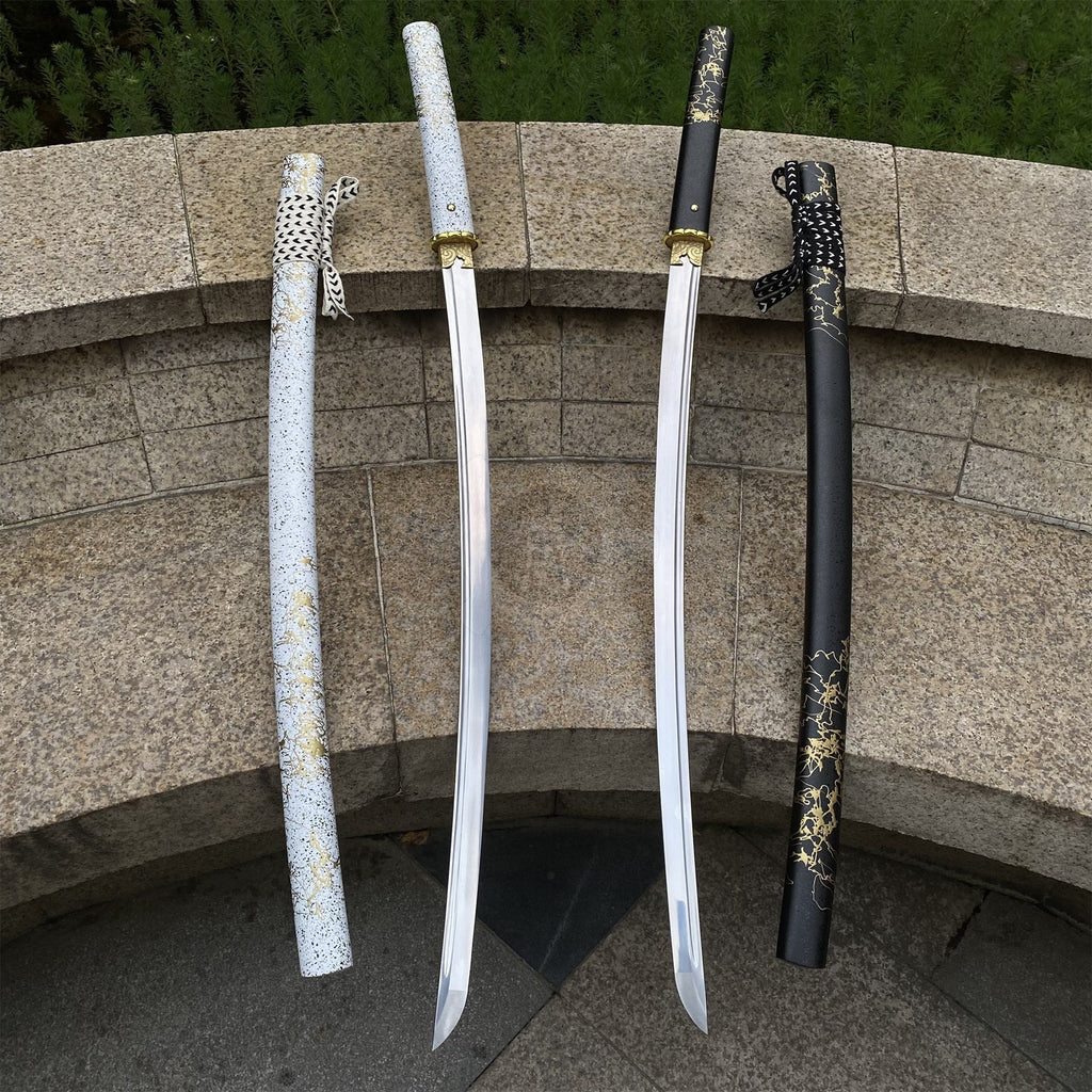 GOY Ytsu Katana Carbon Steel Forged Gilded Dawn Gilded Night Samurai Sword