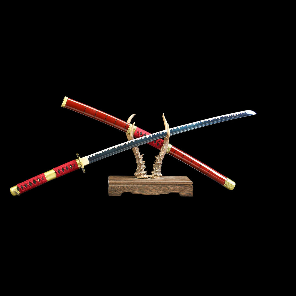 Zoro Sandai Kitetsu Katana Carbon Steel Replica For Collection