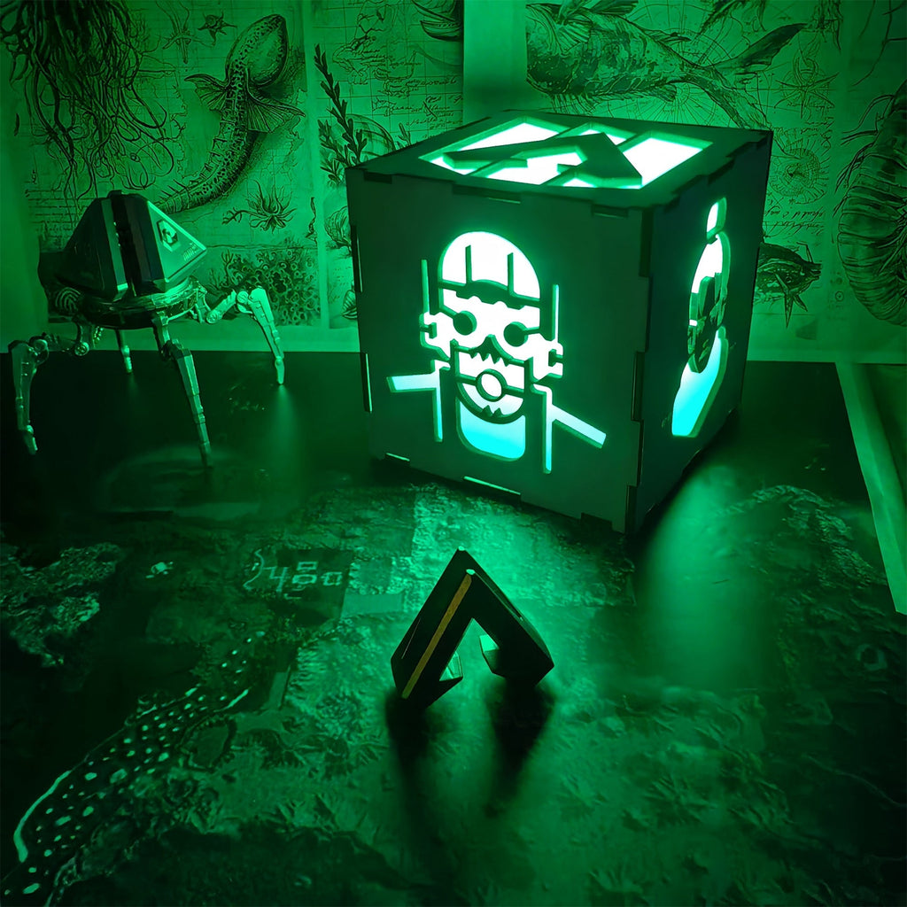 Handmade Wraith Octane Wooden Lantern Night Light