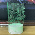 Customized Ash 3D Night Lamp