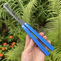 CNC Cutting High-End Balisong Comb Butterfly Knife Trainer