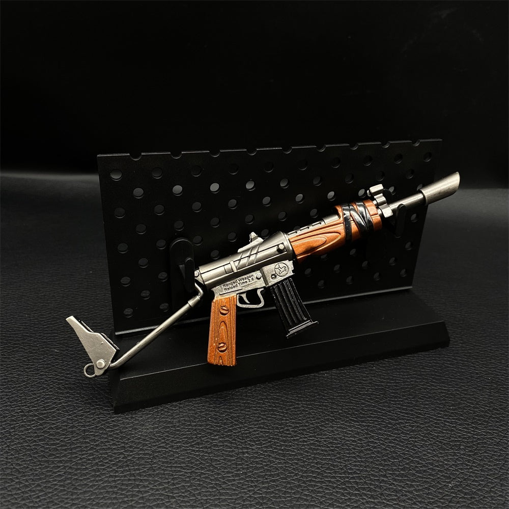 Mini Réplique Métal Fusil d'Assaut à Rafales – 17 cm
