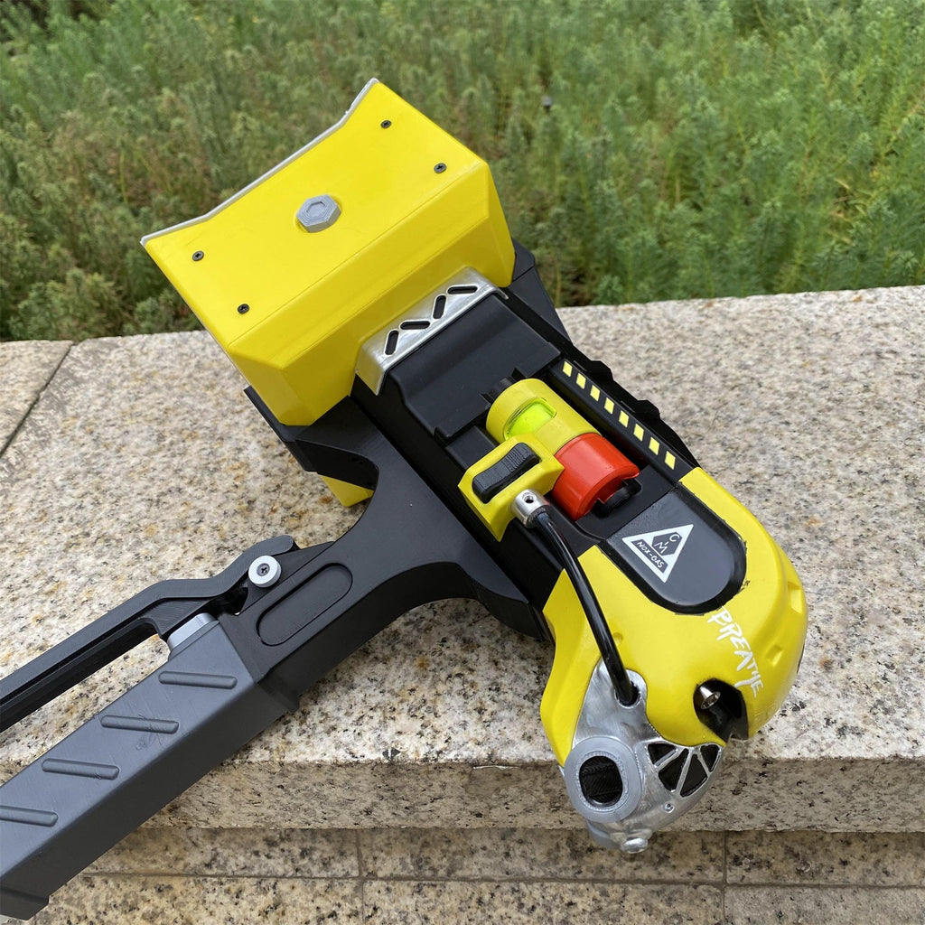 3D Printed Caustic Heirloom Death Hammer Replica Cosplay Prop