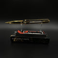Metal Champions 2025 Butterfly Knife Replica - Dull Blade Prop For Collection