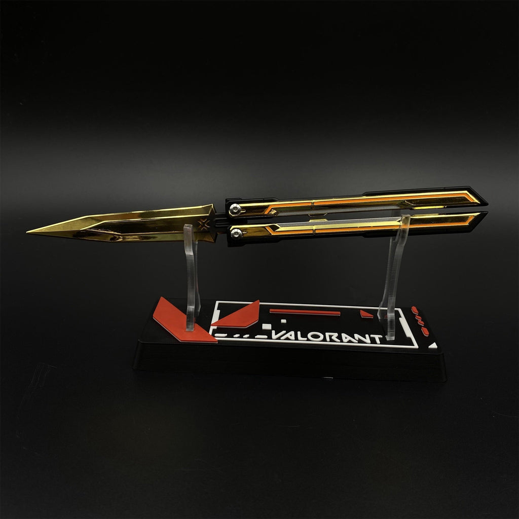 Metal Champions 2025 Butterfly Knife Replica - Dull Blade Prop For Collection