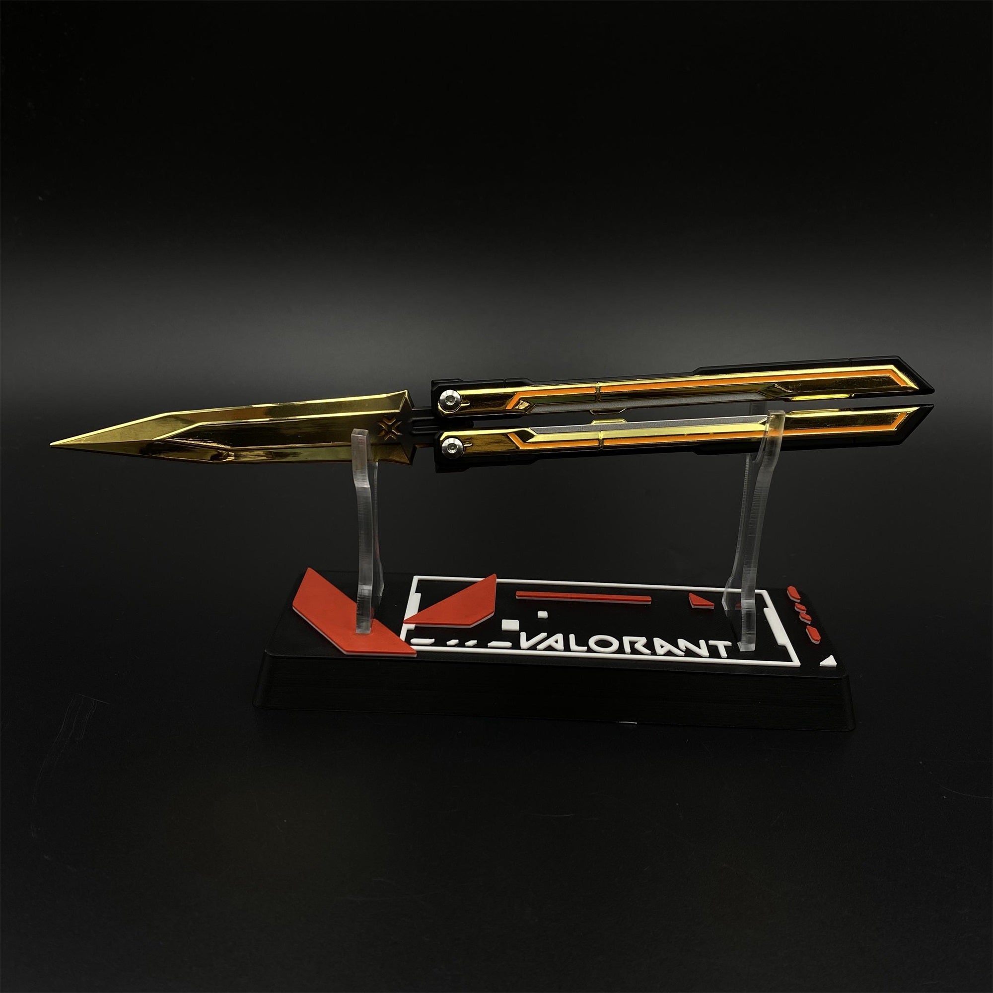 Metal Champions 2025 Butterfly Knife Replica - Dull Blade Prop For Collection