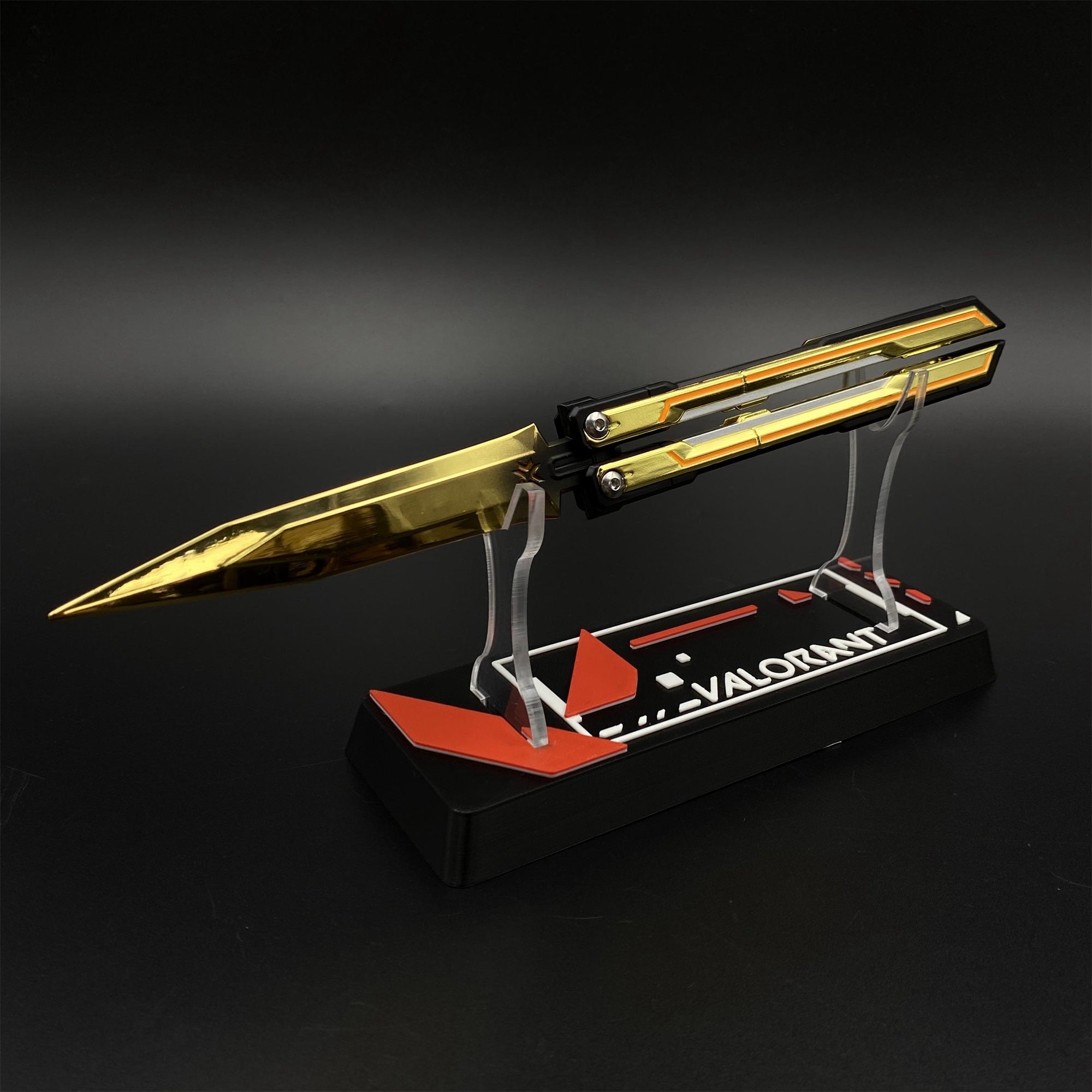 Metal Champions 2025 Butterfly Knife Replica - Dull Blade Prop For Collection