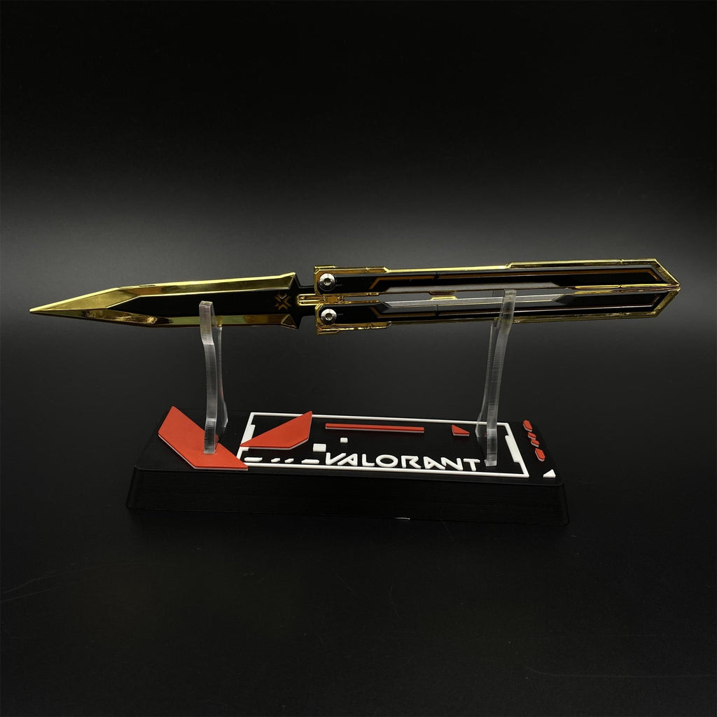 Metal Champions 2025 Butterfly Knife Replica - Dull Blade Prop For Collection