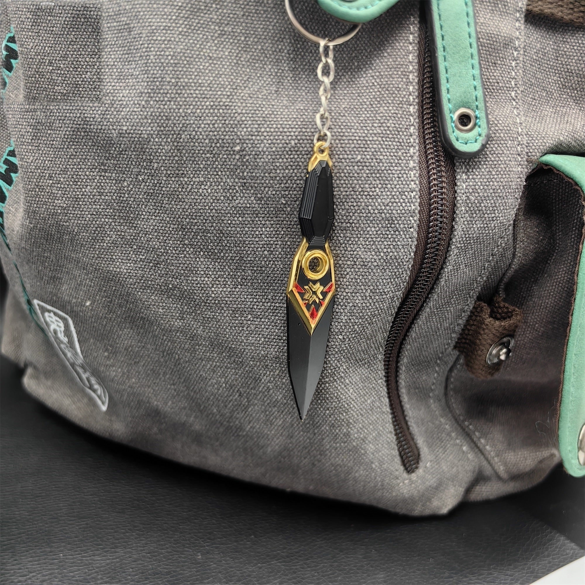 Val Champions 2023 Kunai Metal Keychain