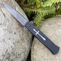 Cross Knife Christian Folding Knife