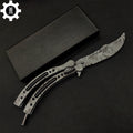 Game Butterfly Knife Maple Leaf Balisong