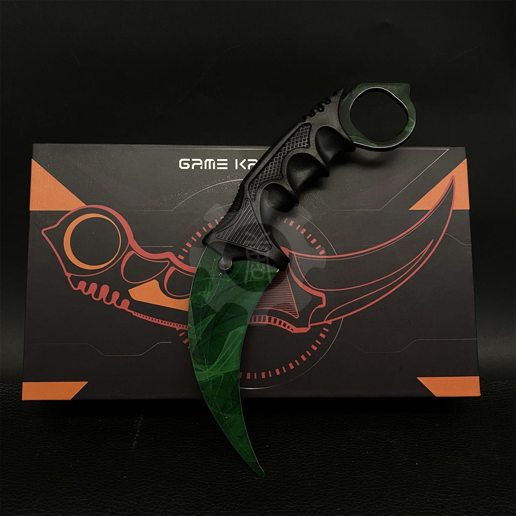 Global Offensive Game Karambit Blunt Blade Replica With Gift Box