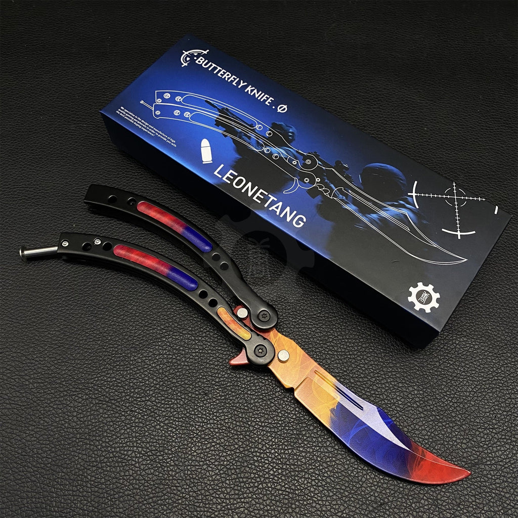 GO Game Butterfly Knife Game Balisong Trainer IRL