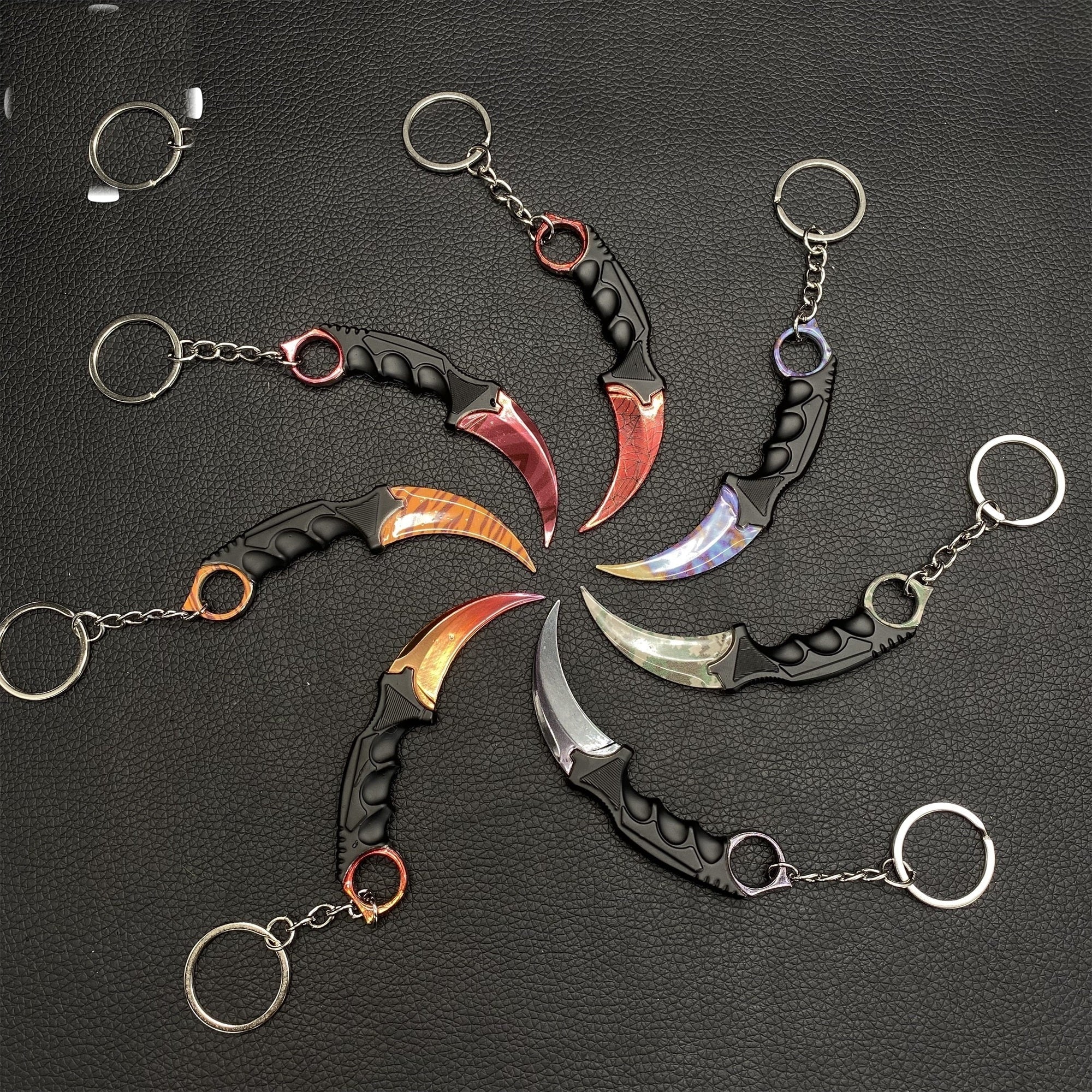 Go Game Mini Karambit Metal Keychain