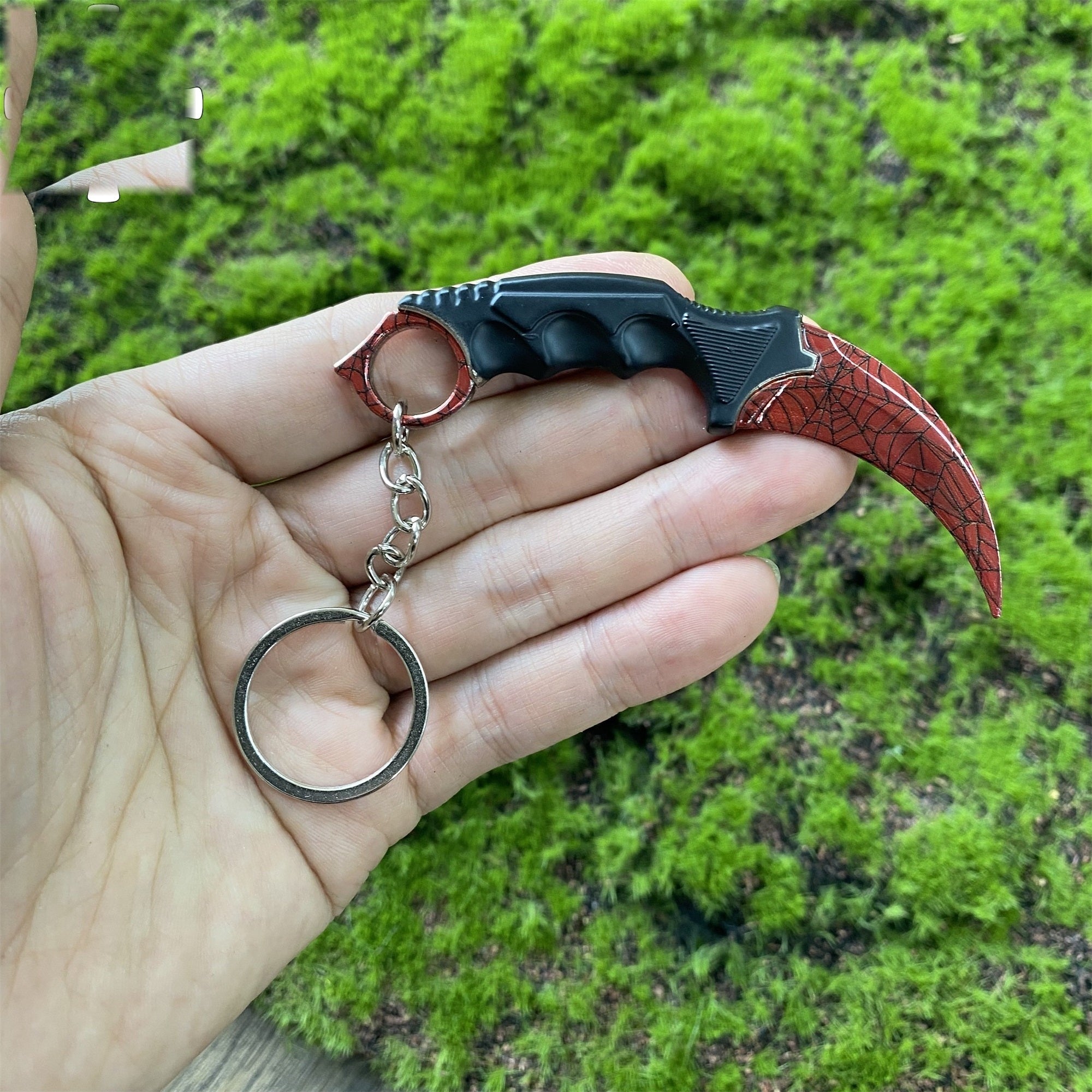 Go Game Mini Karambit Metal Keychain