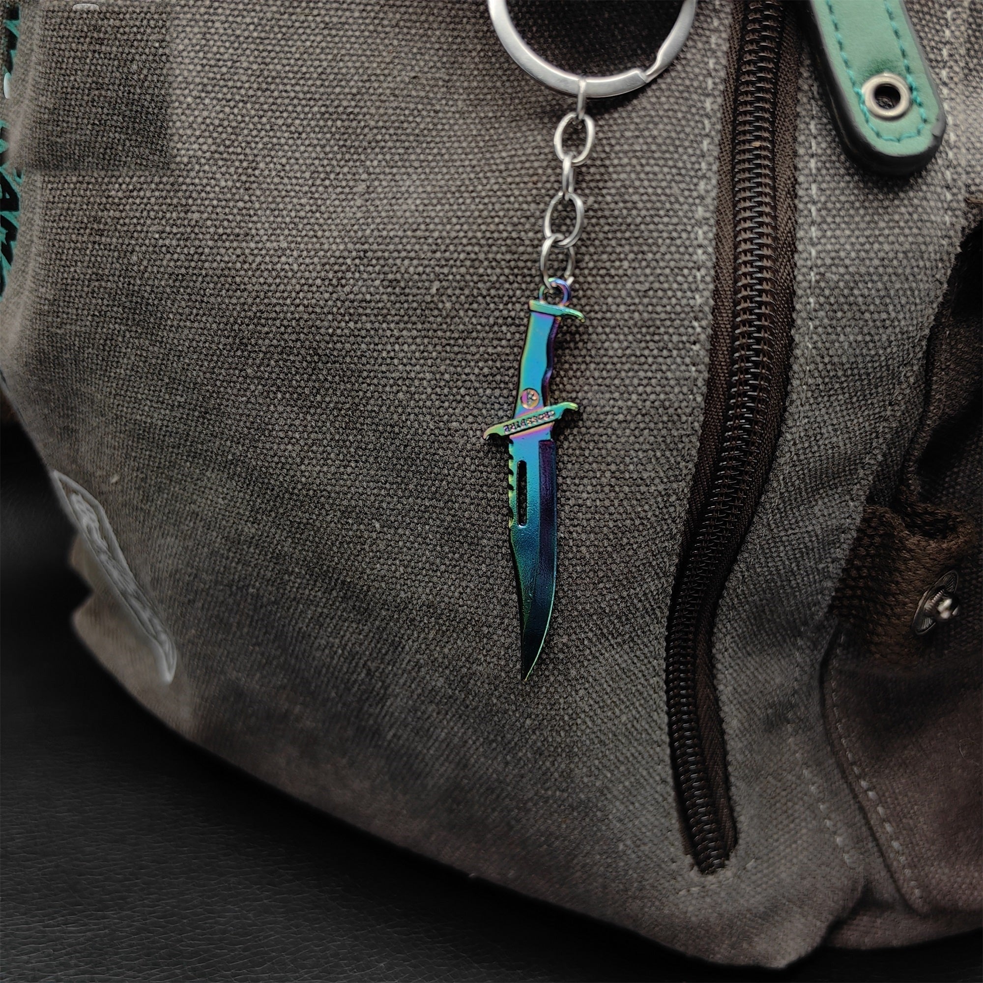 Mini Metal CS Karambit M9 Classical Knife Bowie Knife Keychains