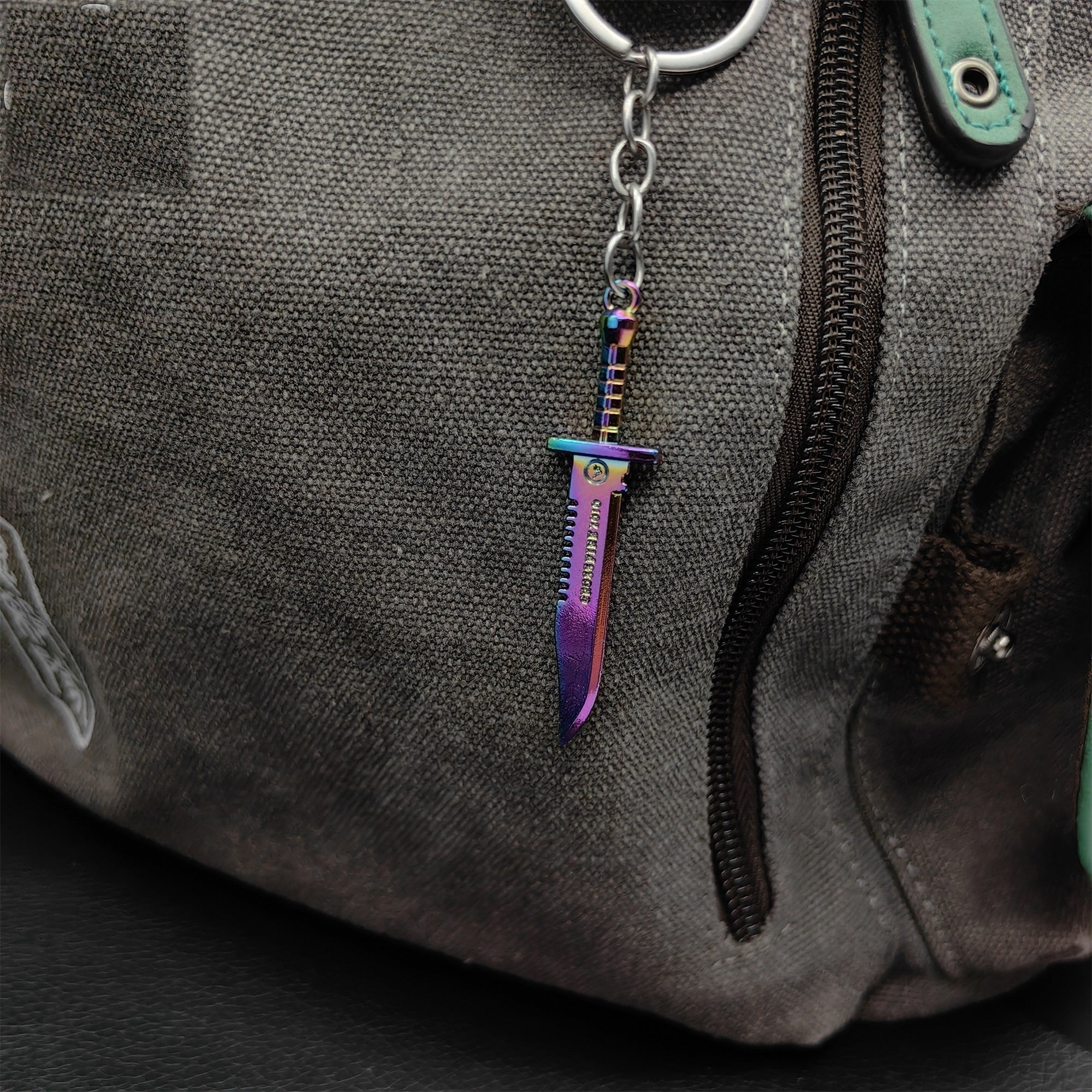 Mini Metal CS Karambit M9 Classical Knife Bowie Knife Keychains