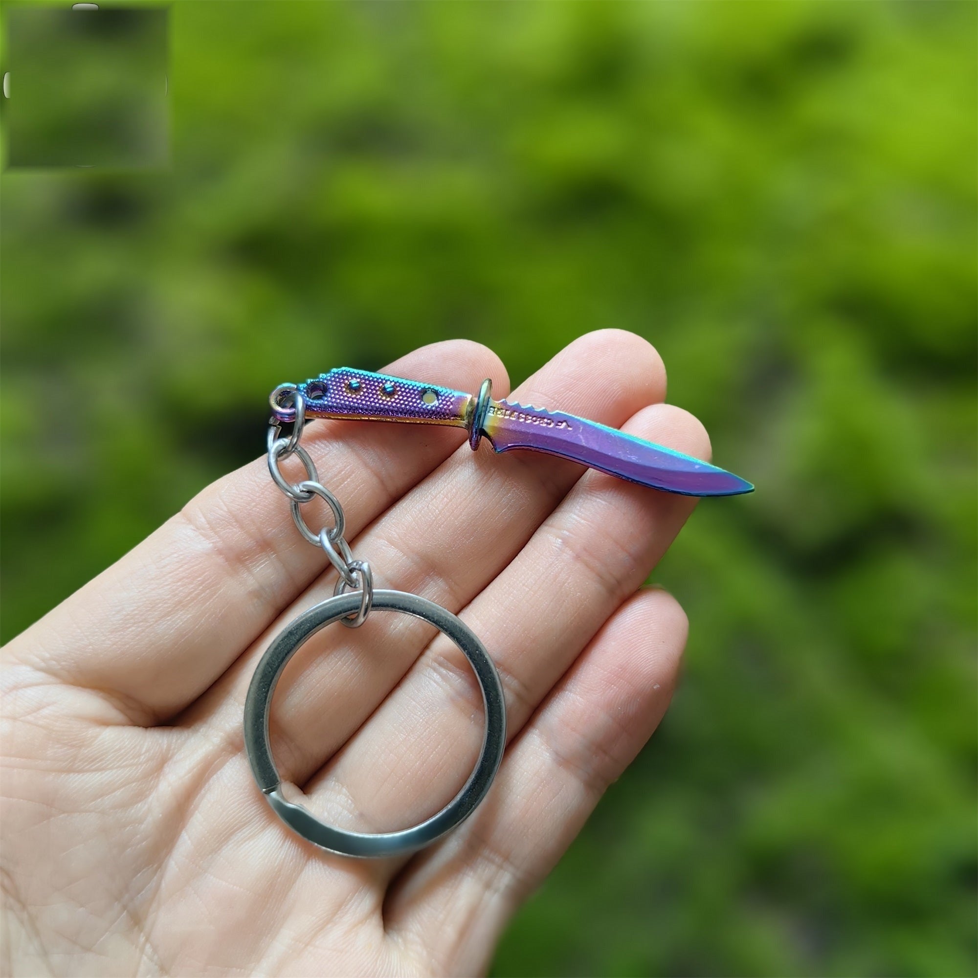 Mini Metal CS Karambit M9 Classical Knife Bowie Knife Keychains