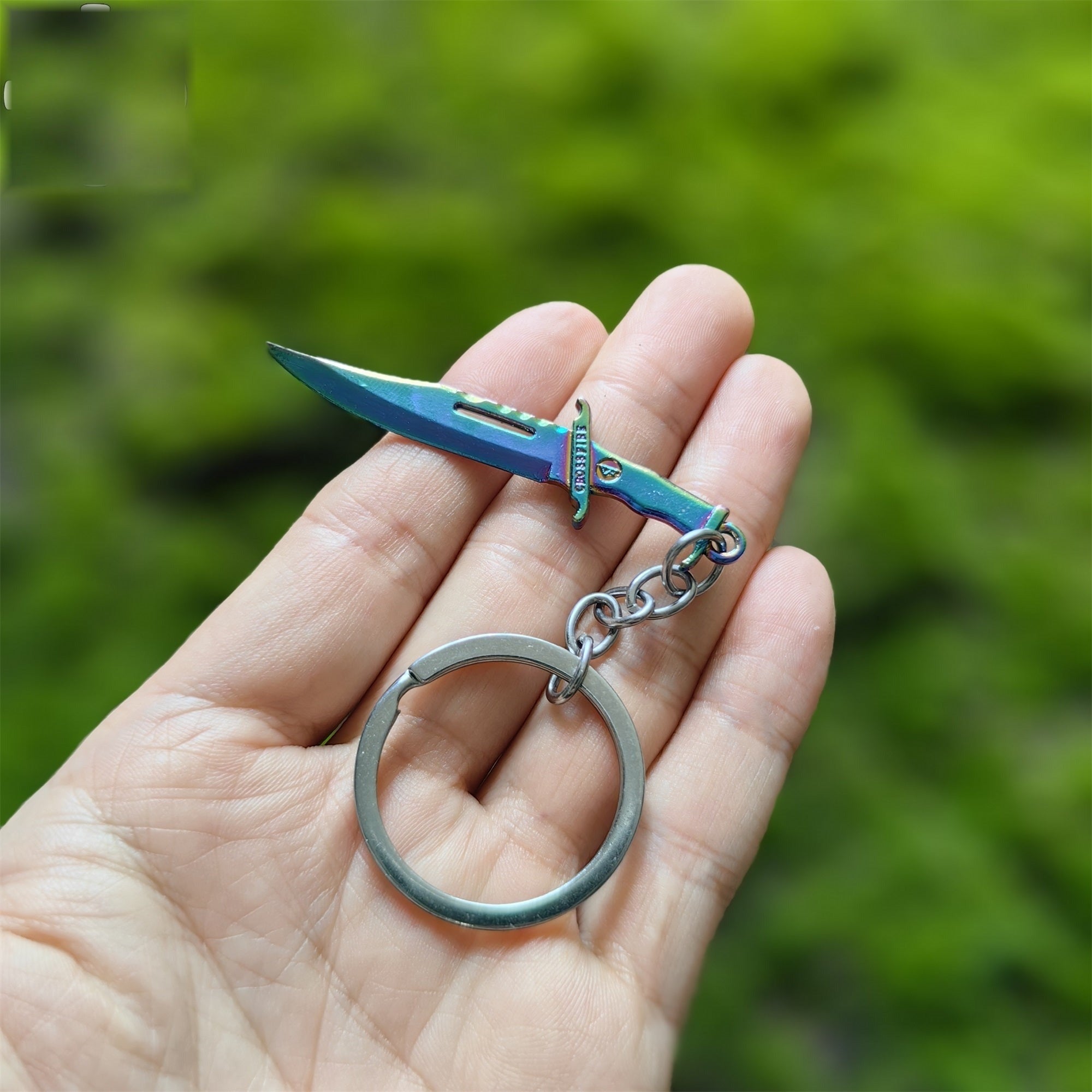 Mini Metal CS Karambit M9 Classical Knife Bowie Knife Keychains