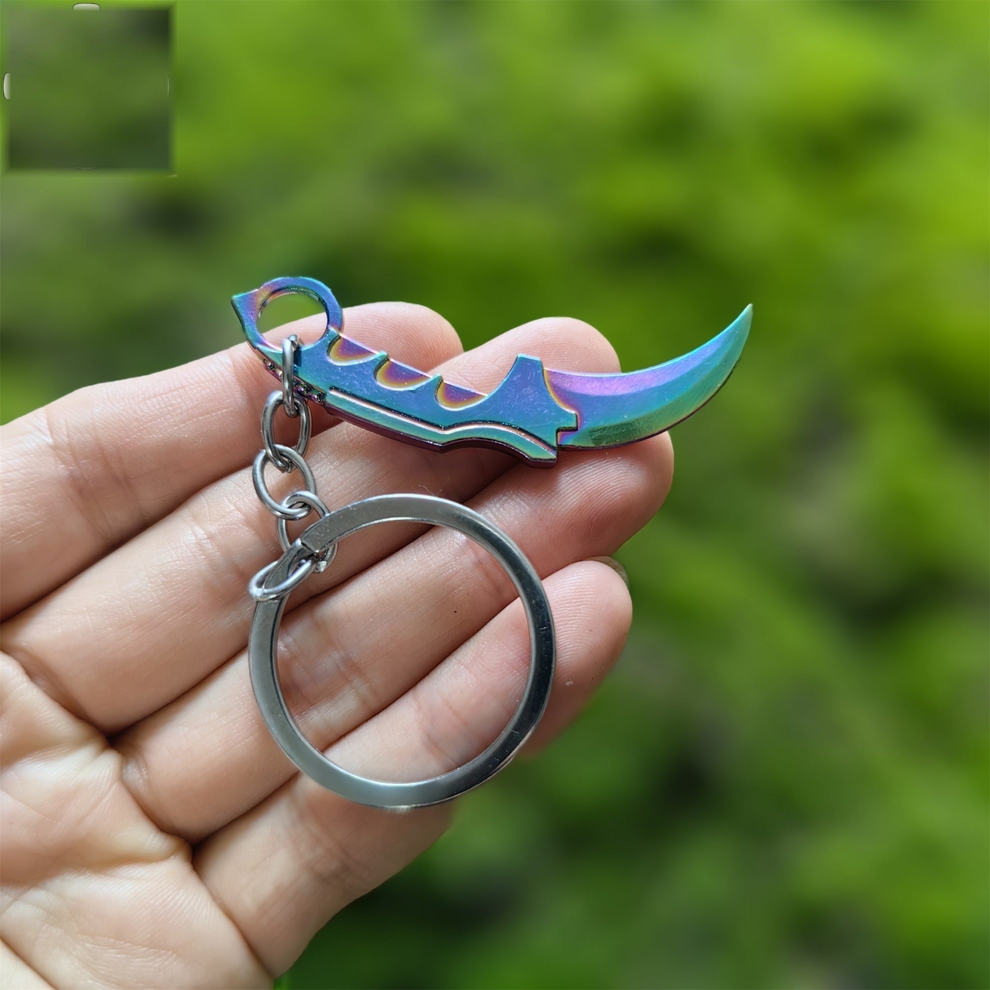 Mini Metal CS Karambit M9 Classical Knife Bowie Knife Keychains