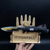 Knife & Wood Stand