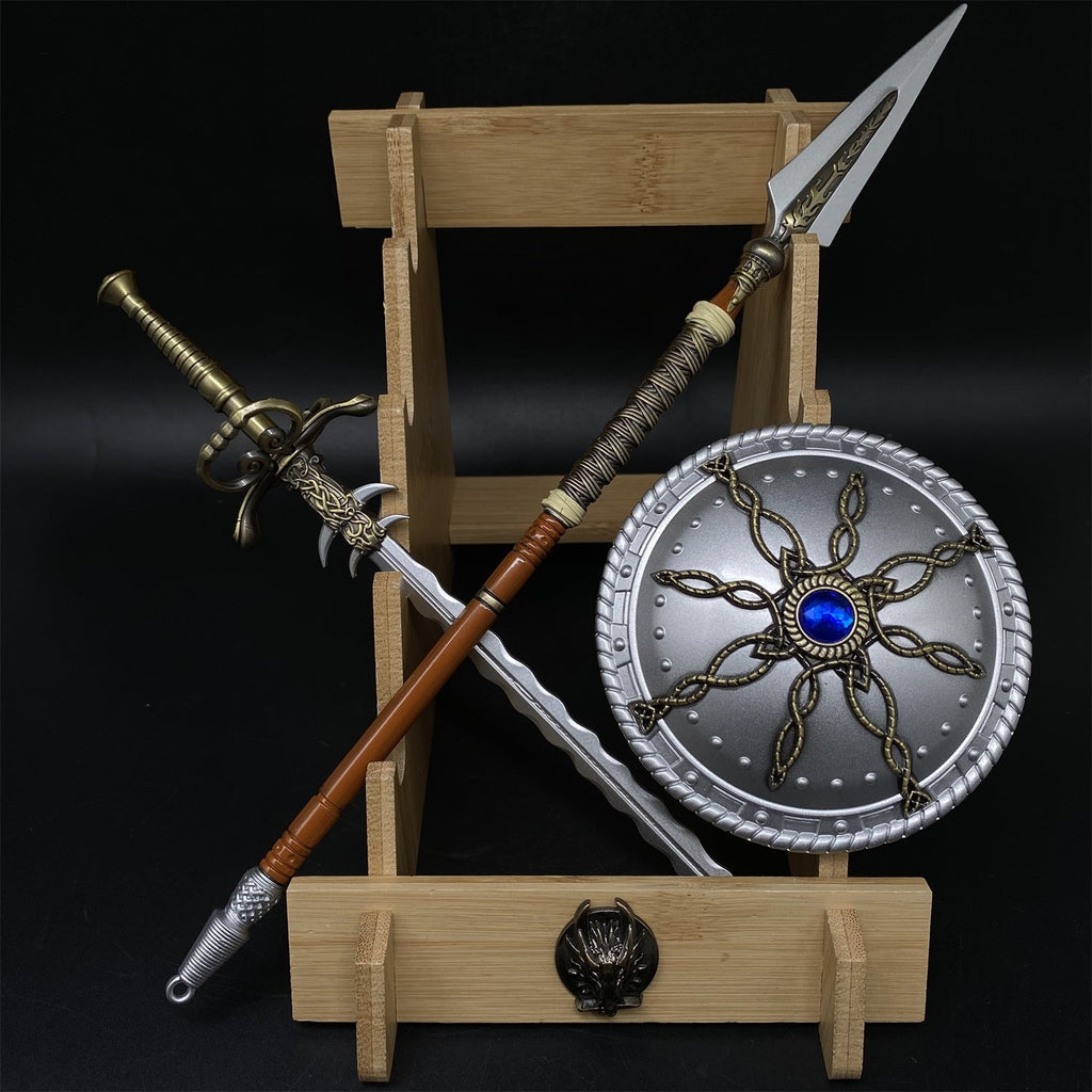 Dark Ruler's Great Shield Rough-tooth Saw The Spear of Resurrection Metal Replica