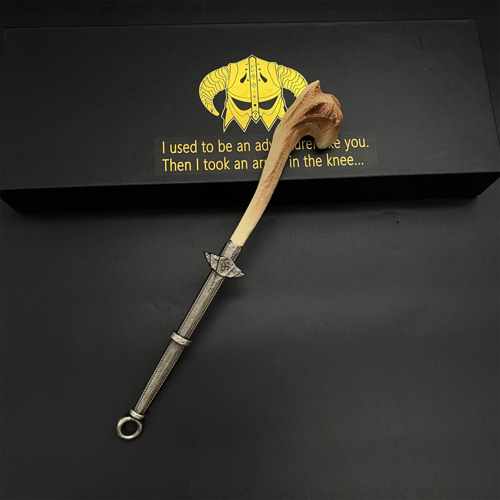 1/6 Scale Skyrim Dragon Bone Weapon Metal Miniatures