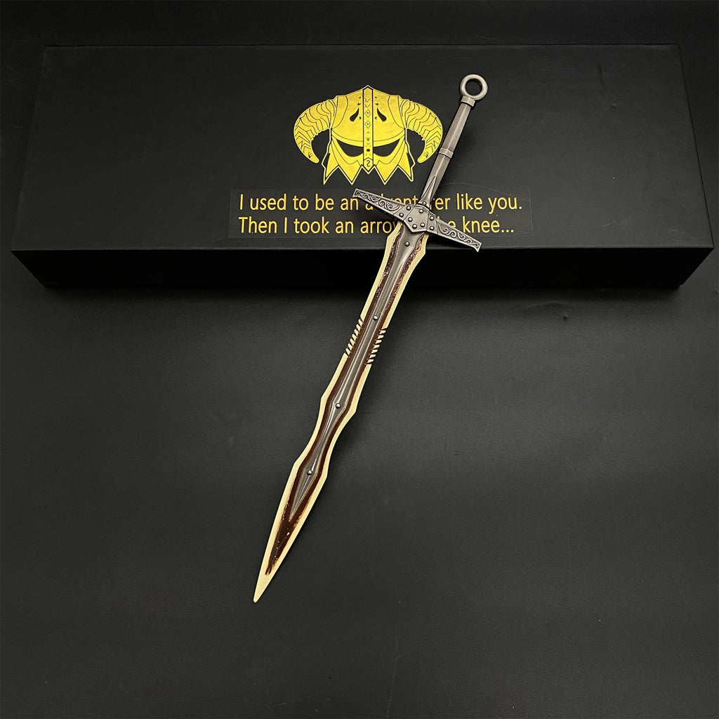 1/6 Scale Skyrim Dragon Bone Weapon Metal Miniatures