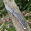 3D Western Dragon Folding Knife
