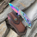 Fantastic Flame Shape Folding Knife