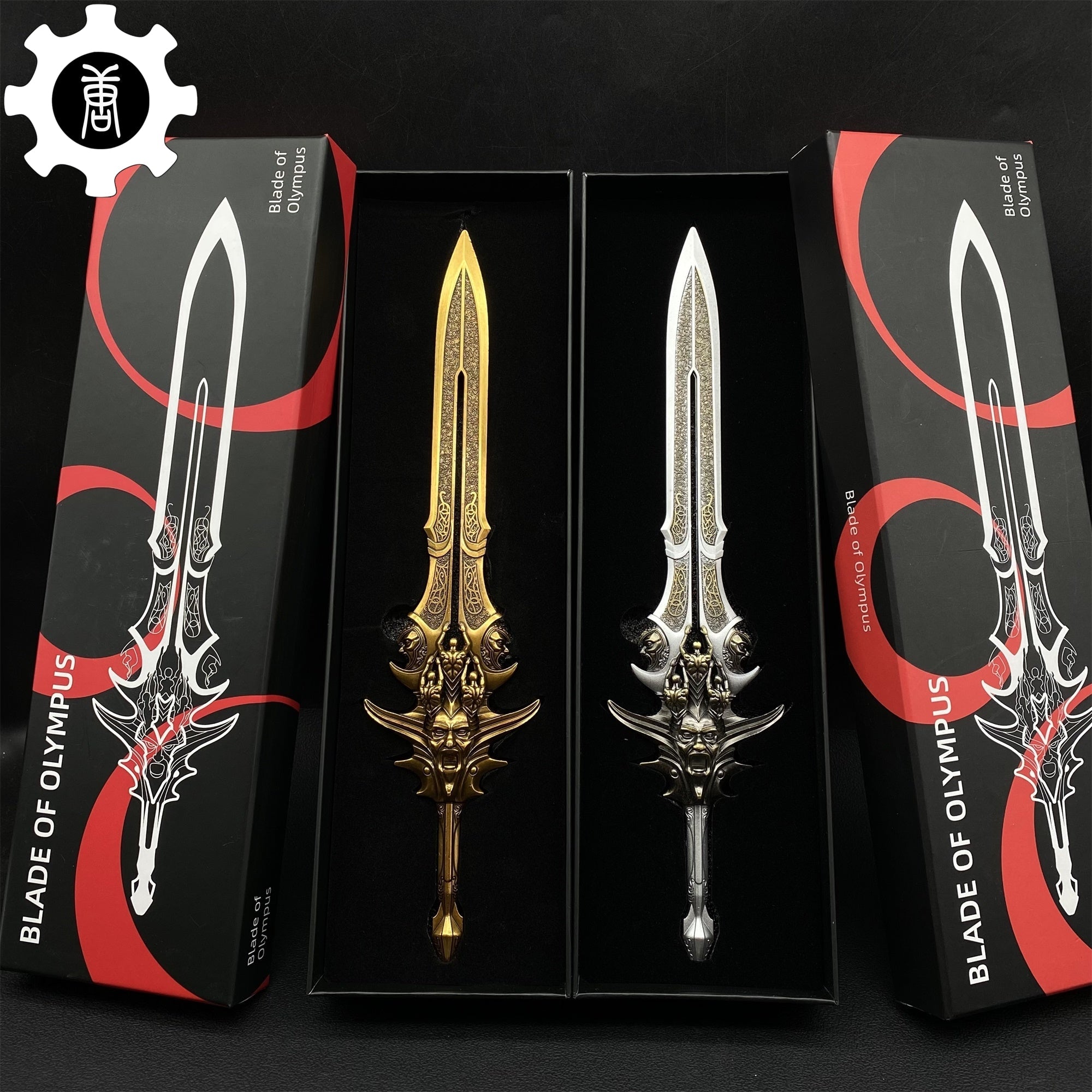 Blade Of Olympus Replica11.8" Metal Desk Display Art