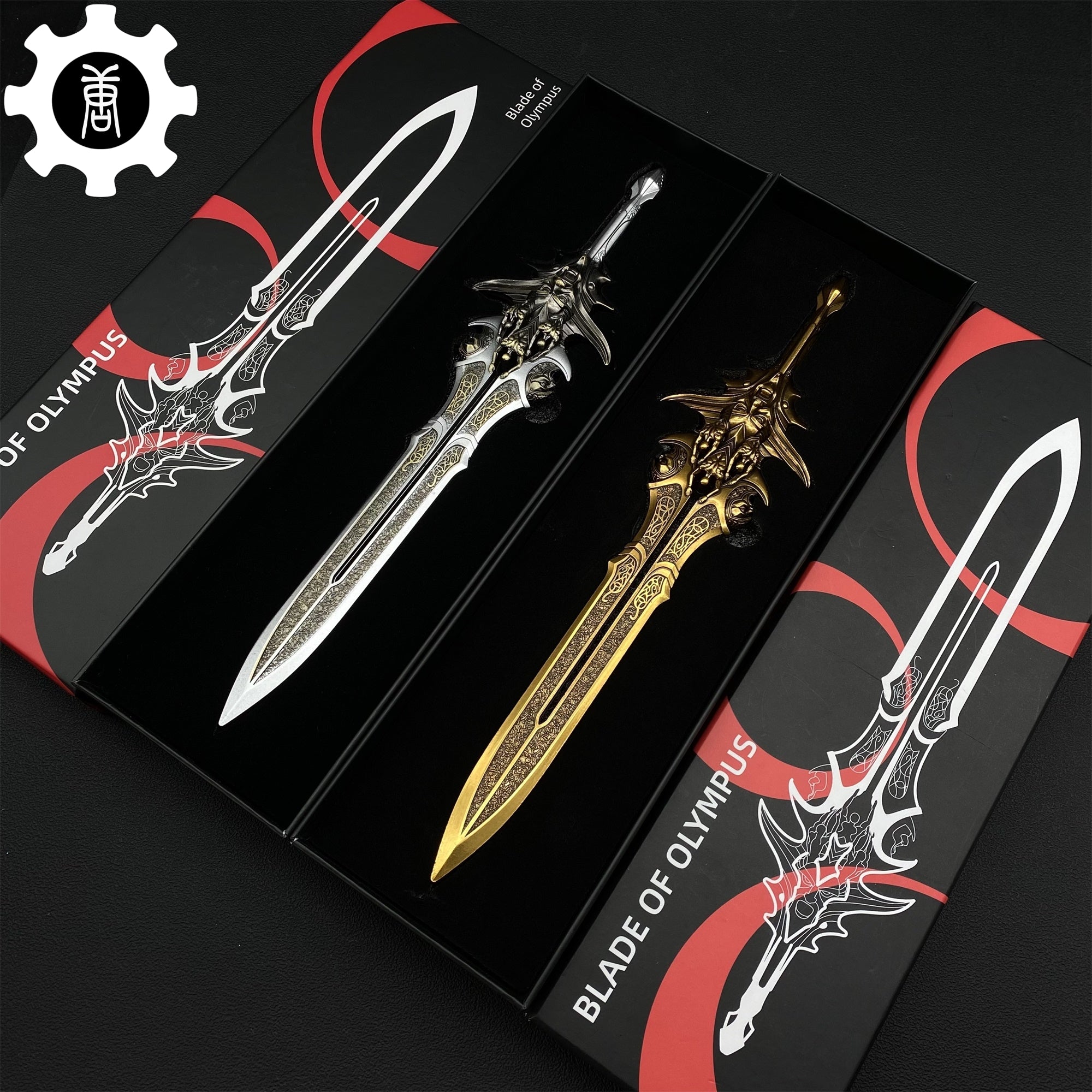 Blade Of Olympus Replica11.8" Metal Desk Display Art