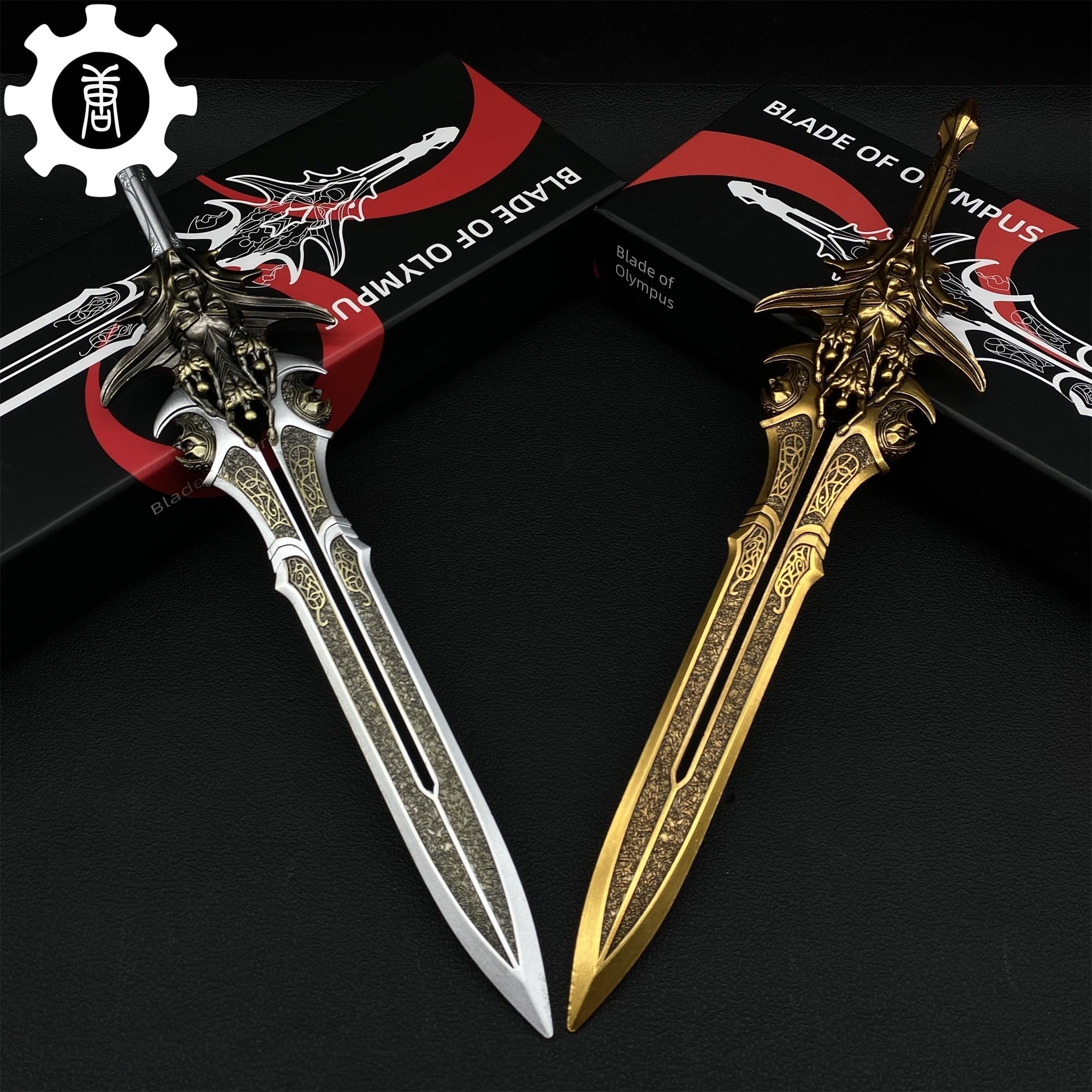 Blade Of Olympus Replica11.8" Metal Desk Display Art