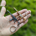 Metal Forsaken Spectre Gun Tiny KeyChain Pendant