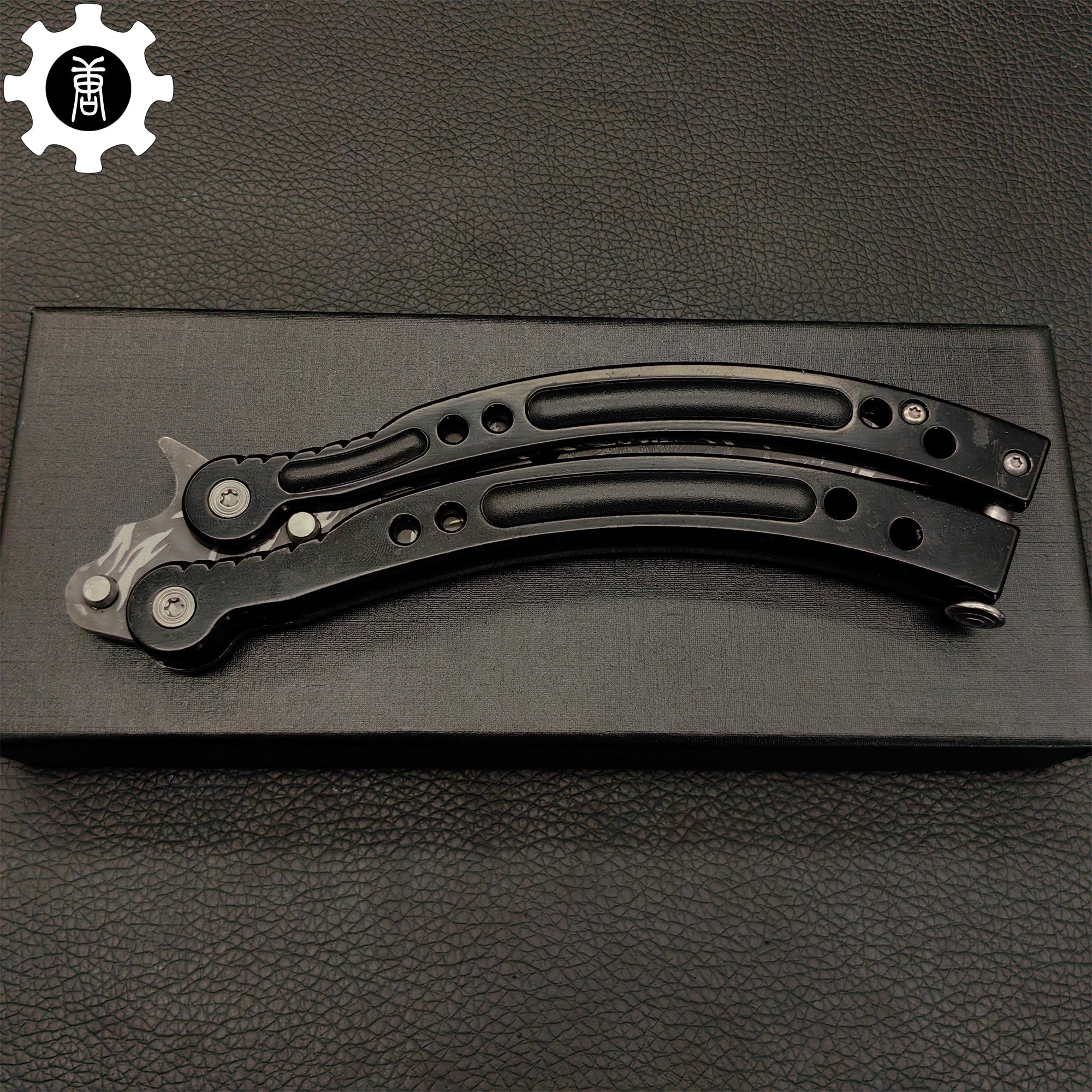 Howl Balisong Metal Butterfly Knife Game Prop