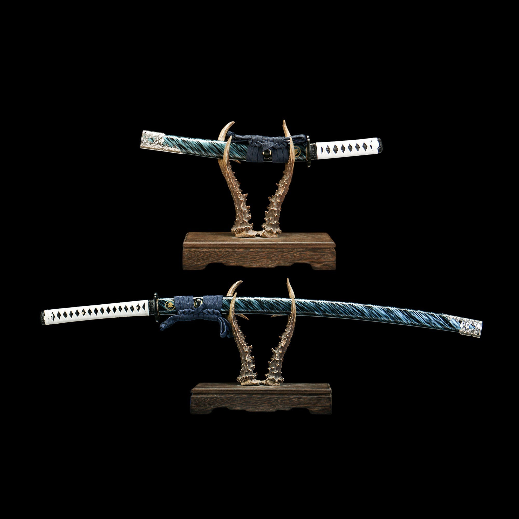 T10 Ghost Wolf Lord Jin Sakai Katana Tanto 2 in 1 Set