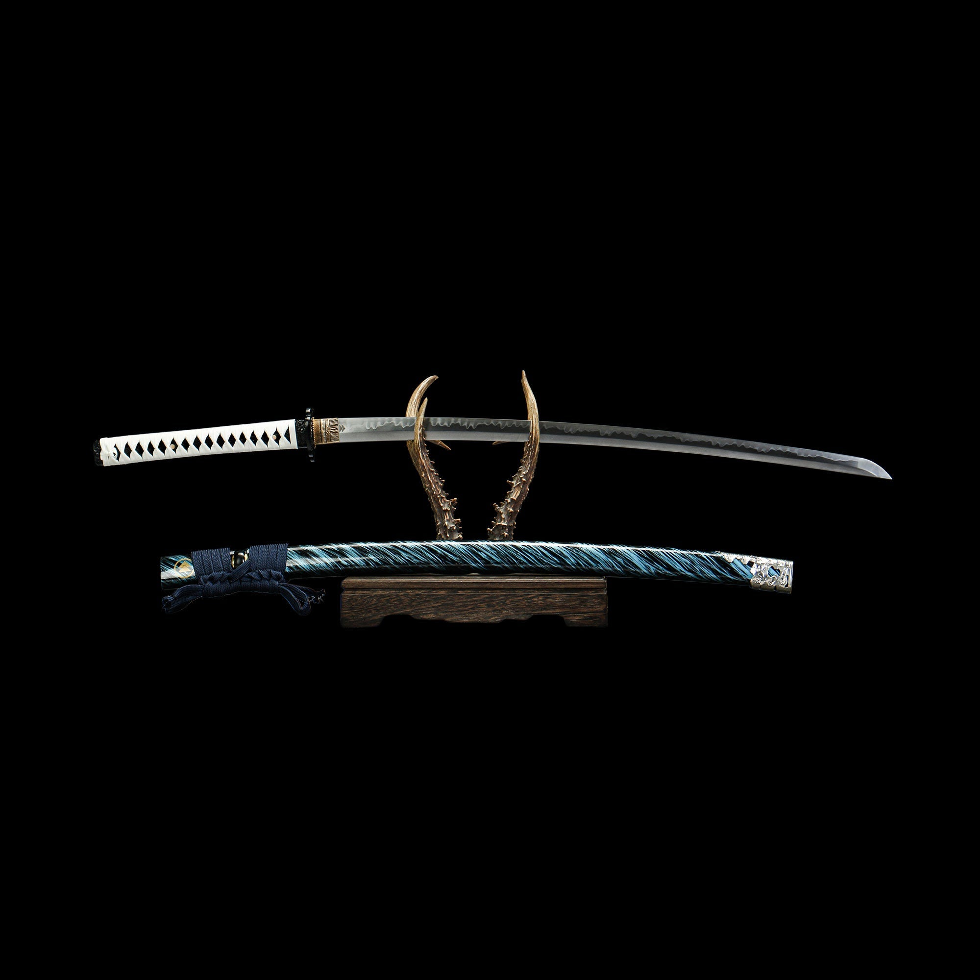 T10 Ghost Wolf Lord Jin Sakai Katana Tanto 2 in 1 Set
