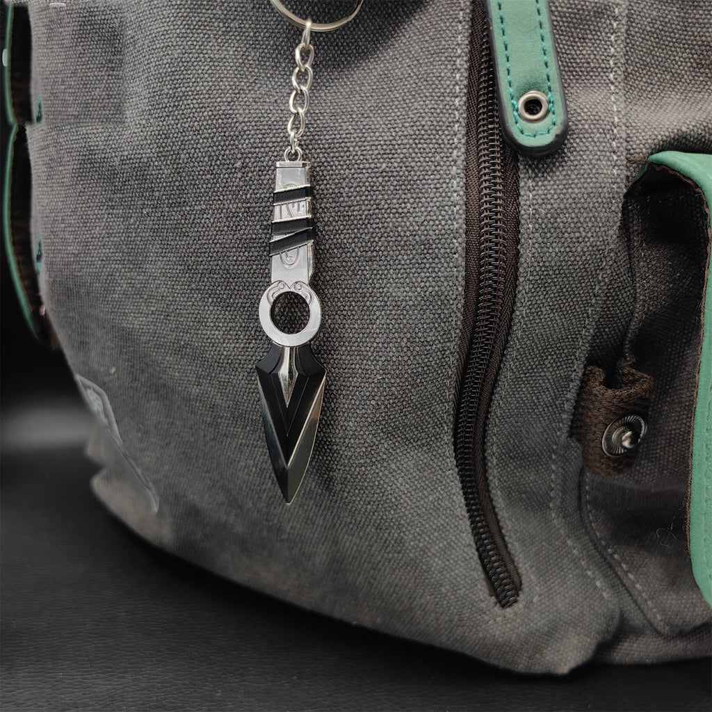 Mini Jett Kunai Metal Keychain