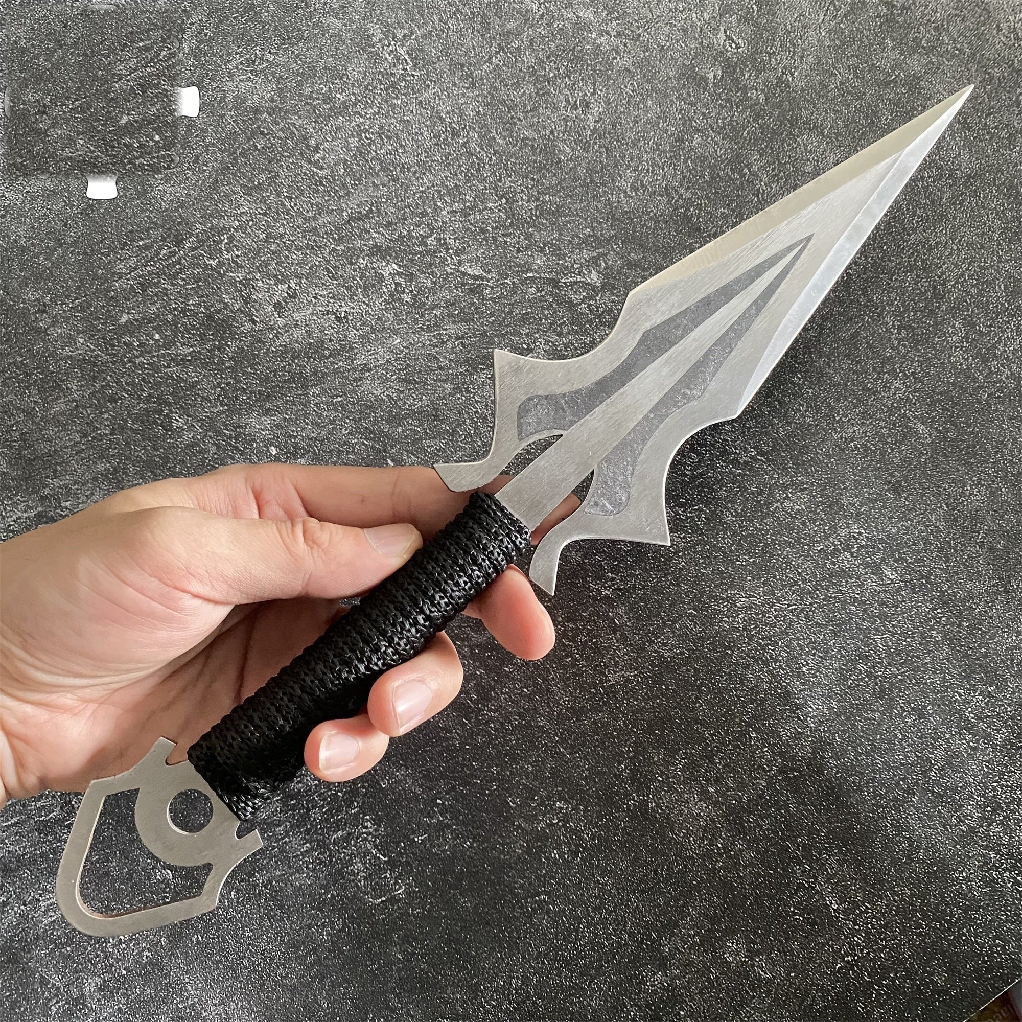 Hand-Forged Steel MK Scorpion Kunai Unboxing Knife