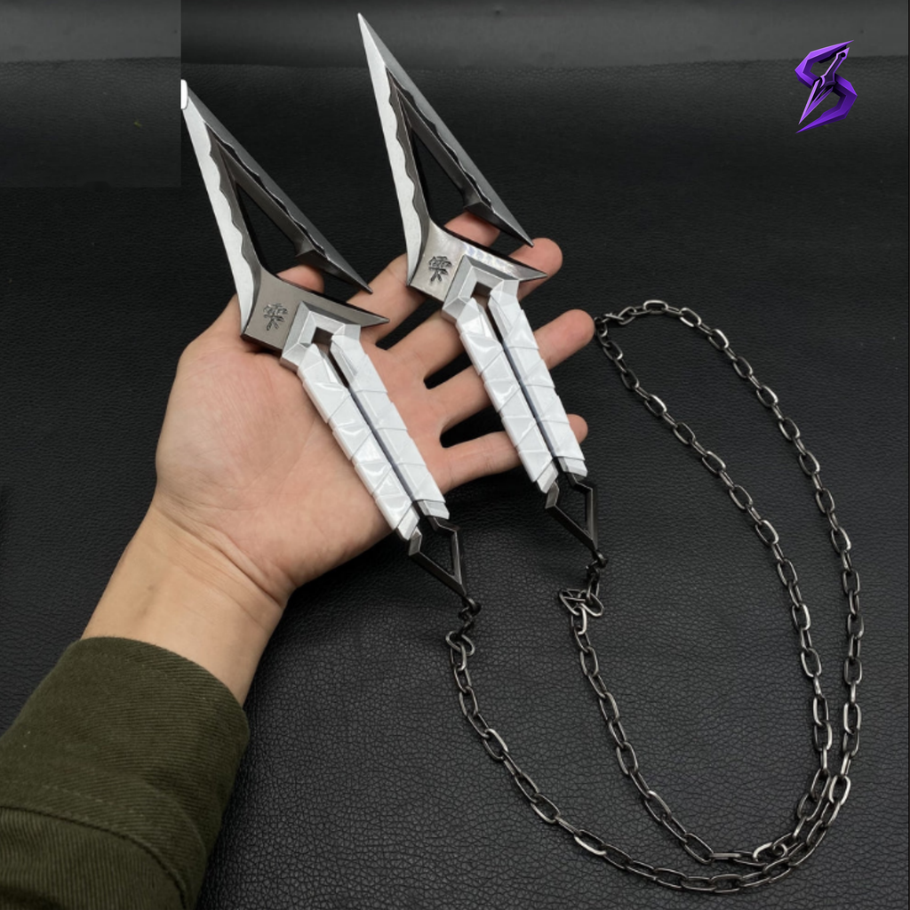 Réplique kunai Kuronami, infographie caractéristiques et dimensions
