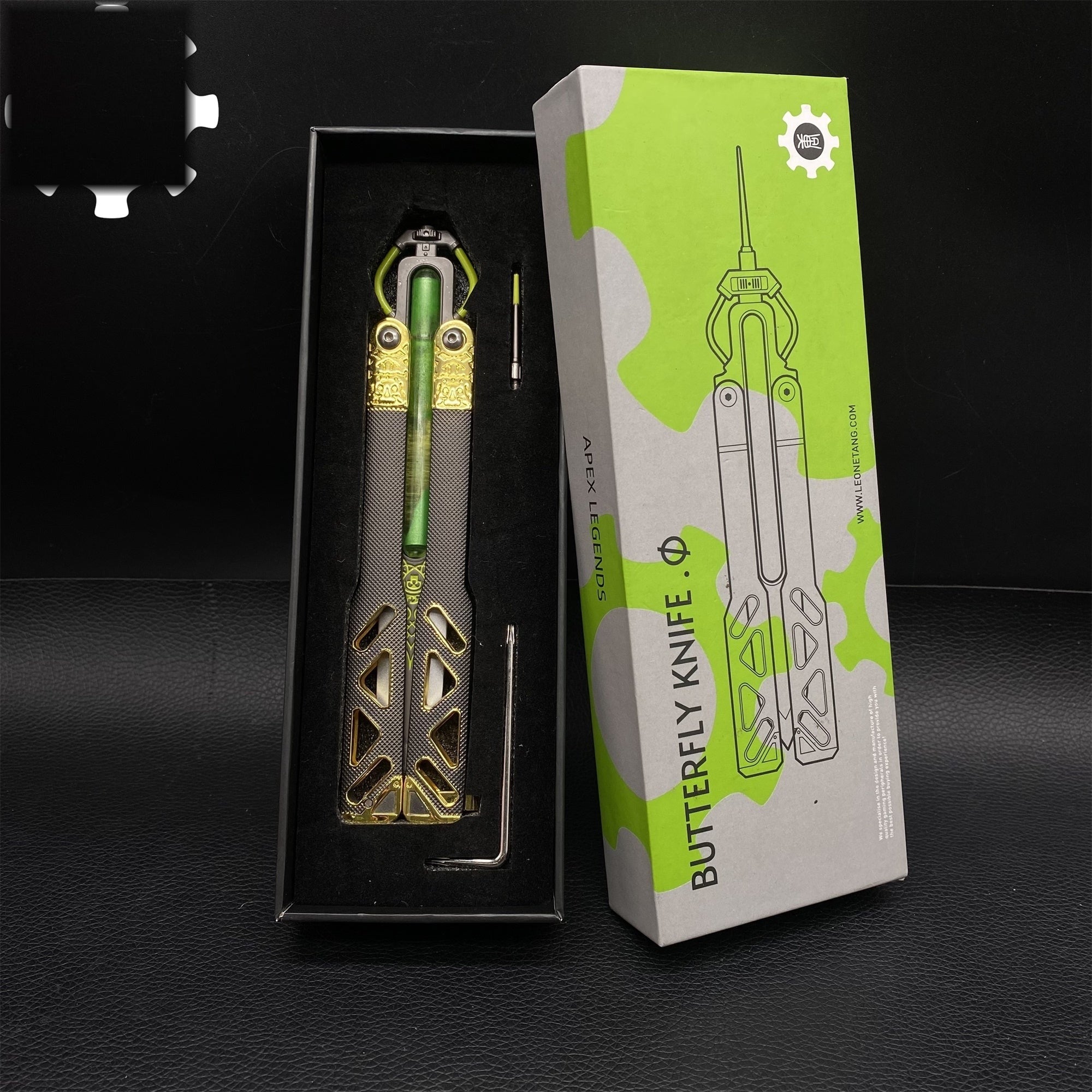 Octane Heirloom V3 Real Liquid Tube Octane Balisong Metal Replica