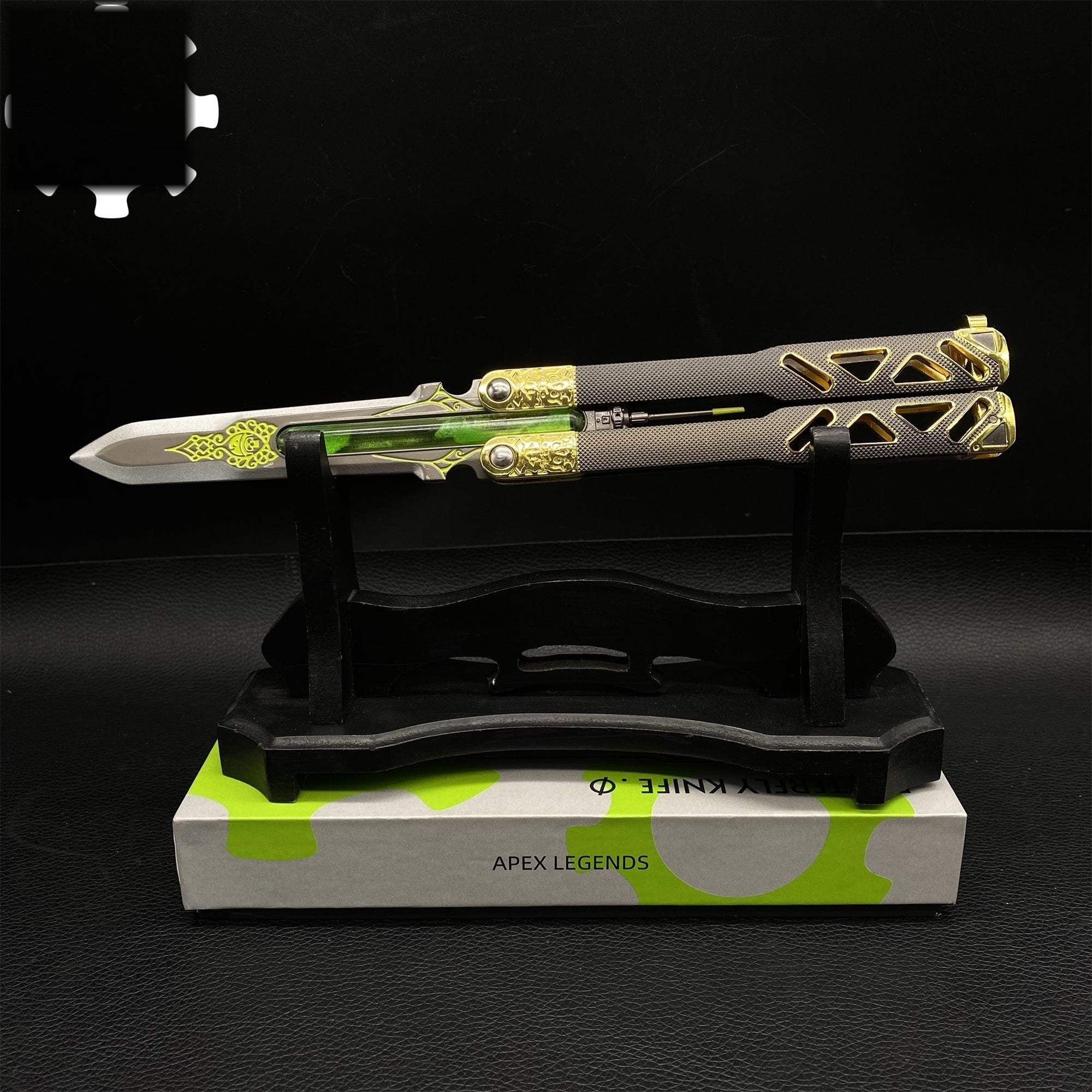 Octane Heirloom V3 Real Liquid Tube Octane Balisong Metal Replica
