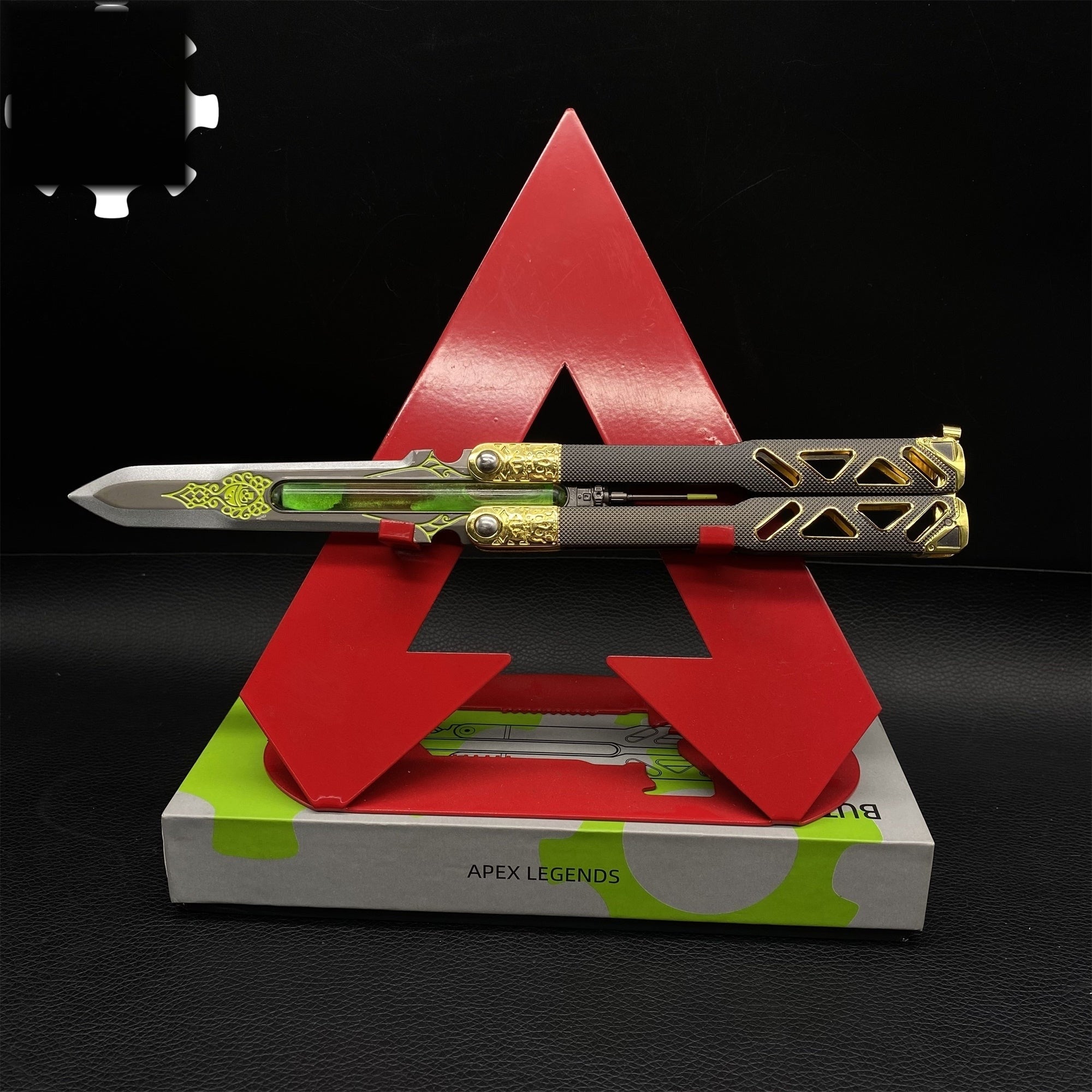 Octane Heirloom V3 Real Liquid Tube Octane Balisong Metal Replica