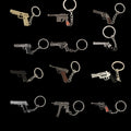 12 In 1 Metal World Famous Pistol Revolver Gun Keychain