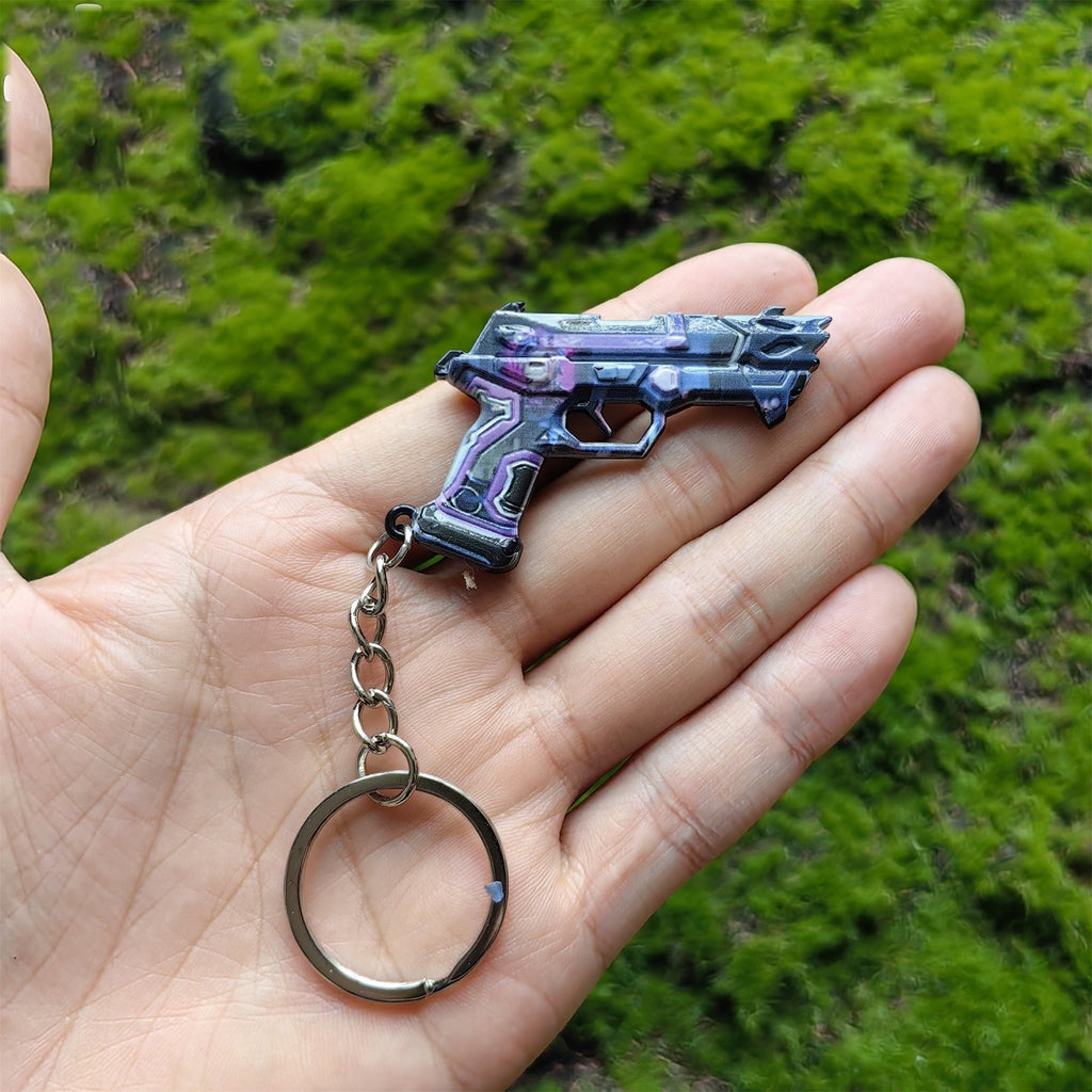 Mini Undercity Classic Gun Metal Keychain
