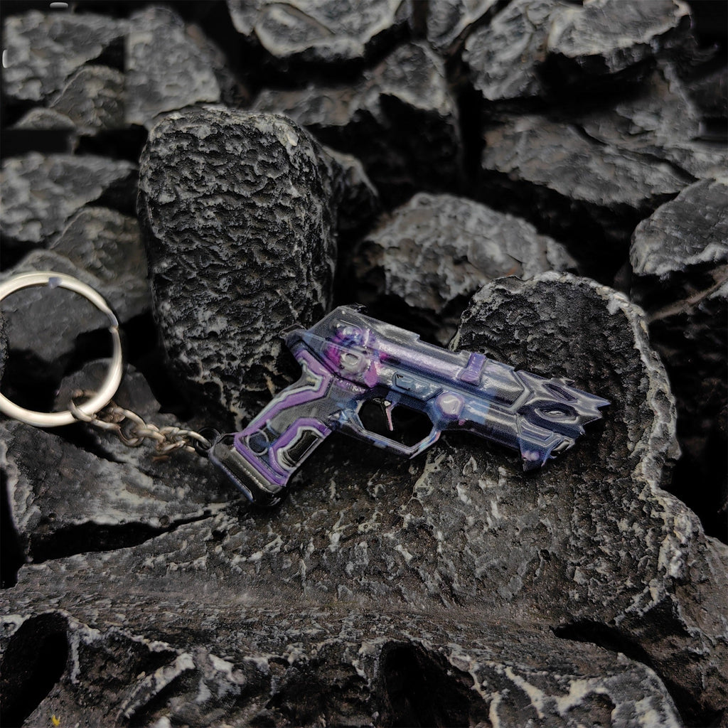 Mini Undercity Classic Gun Metal Keychain