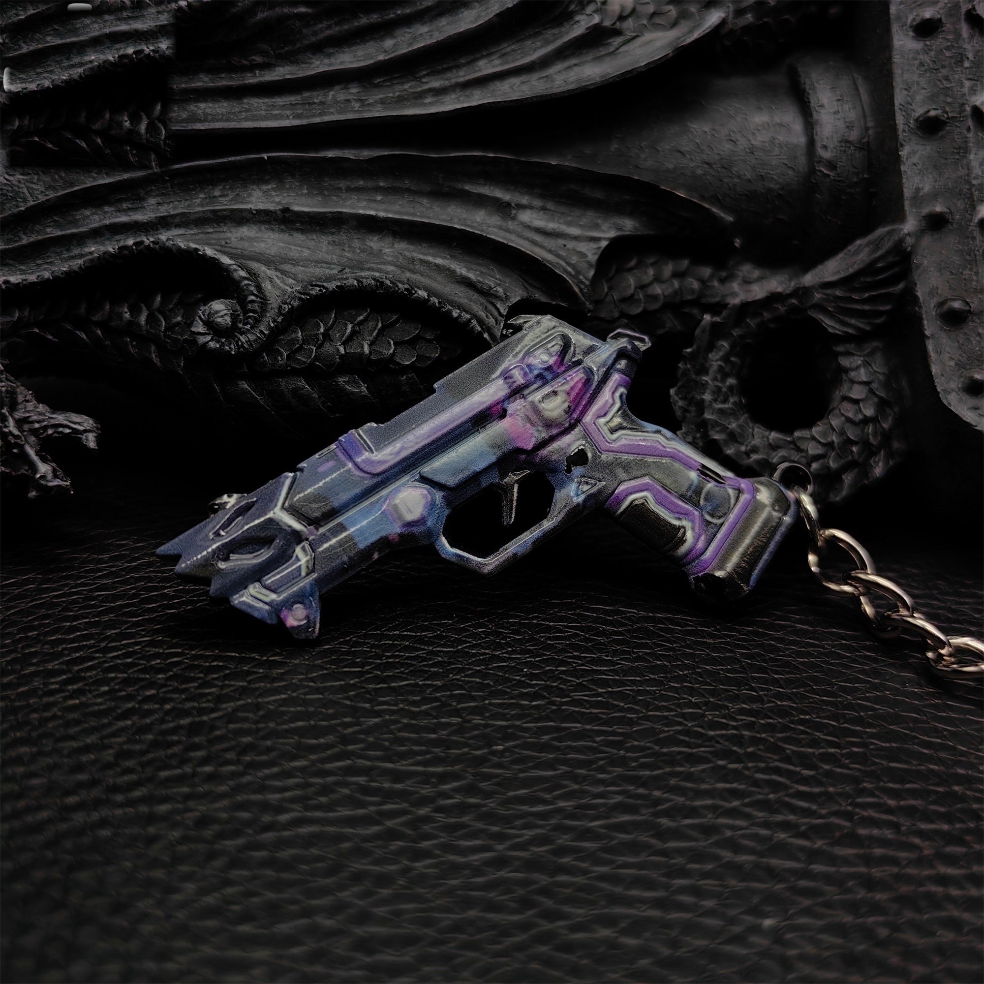 Mini Undercity Classic Gun Metal Keychain