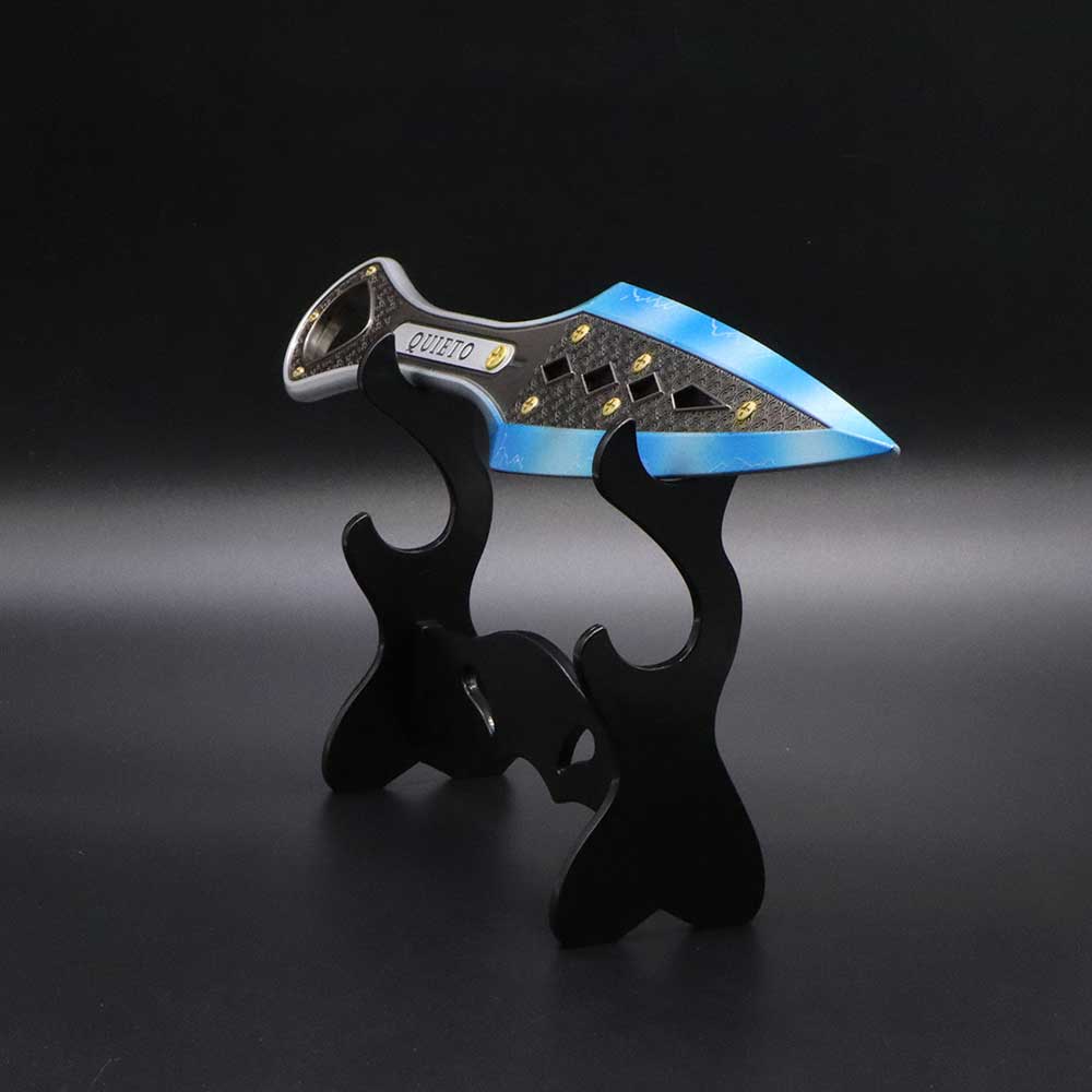 2-Layer Plastic Dagger Balisong Small Swords Display Stand 3 In 1 Pack