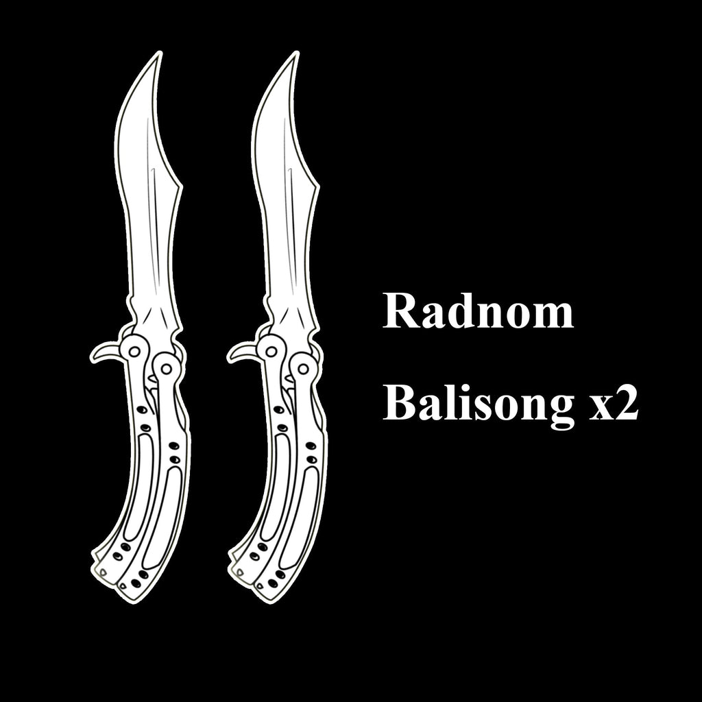 Mystery Box Balisong Trainer CS – Lames Émoussées